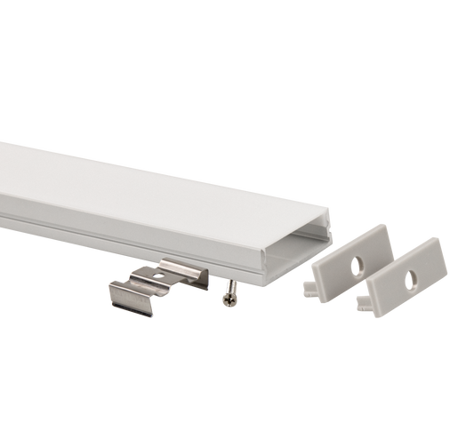 1" Aluminum Surface Mount Channel