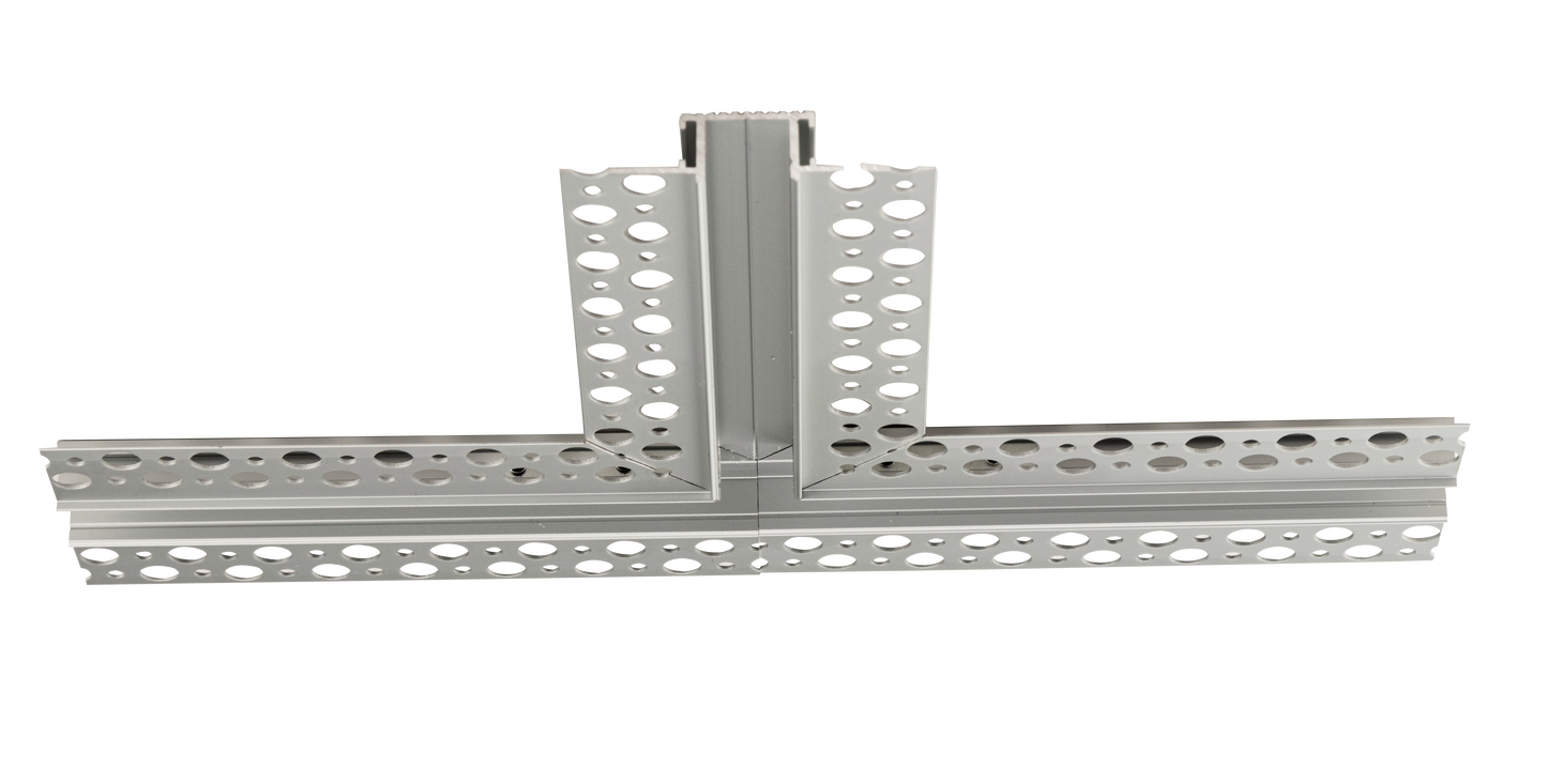 1/2" T Corner Trimless Channel