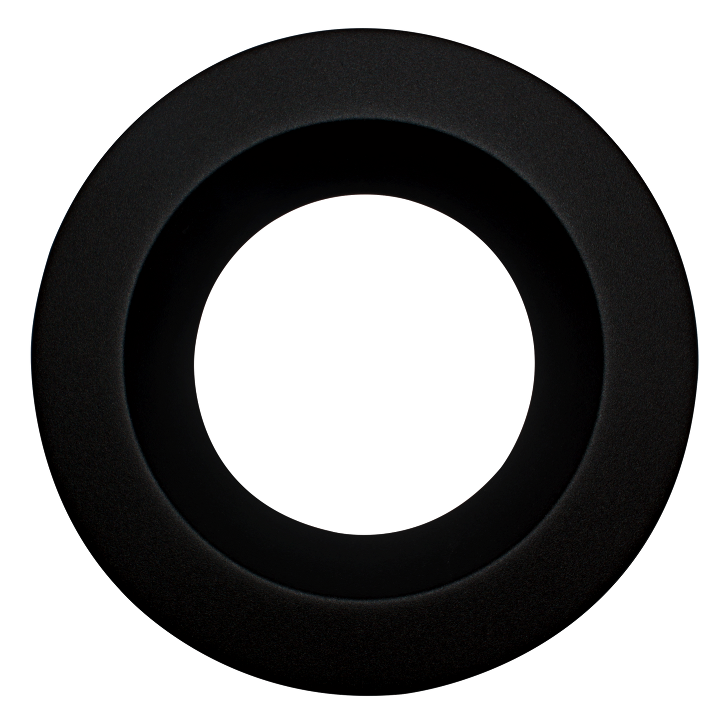 4" Round Retro Black Cover