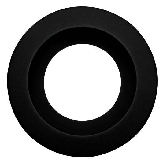 4" Round Retro Black Cover