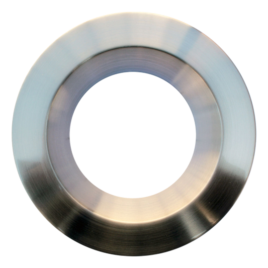 4" Round Retro Brushed Nickel Cover