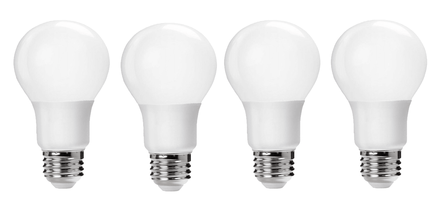 A19 9W Led Bulb (4 Pack) 3000k
