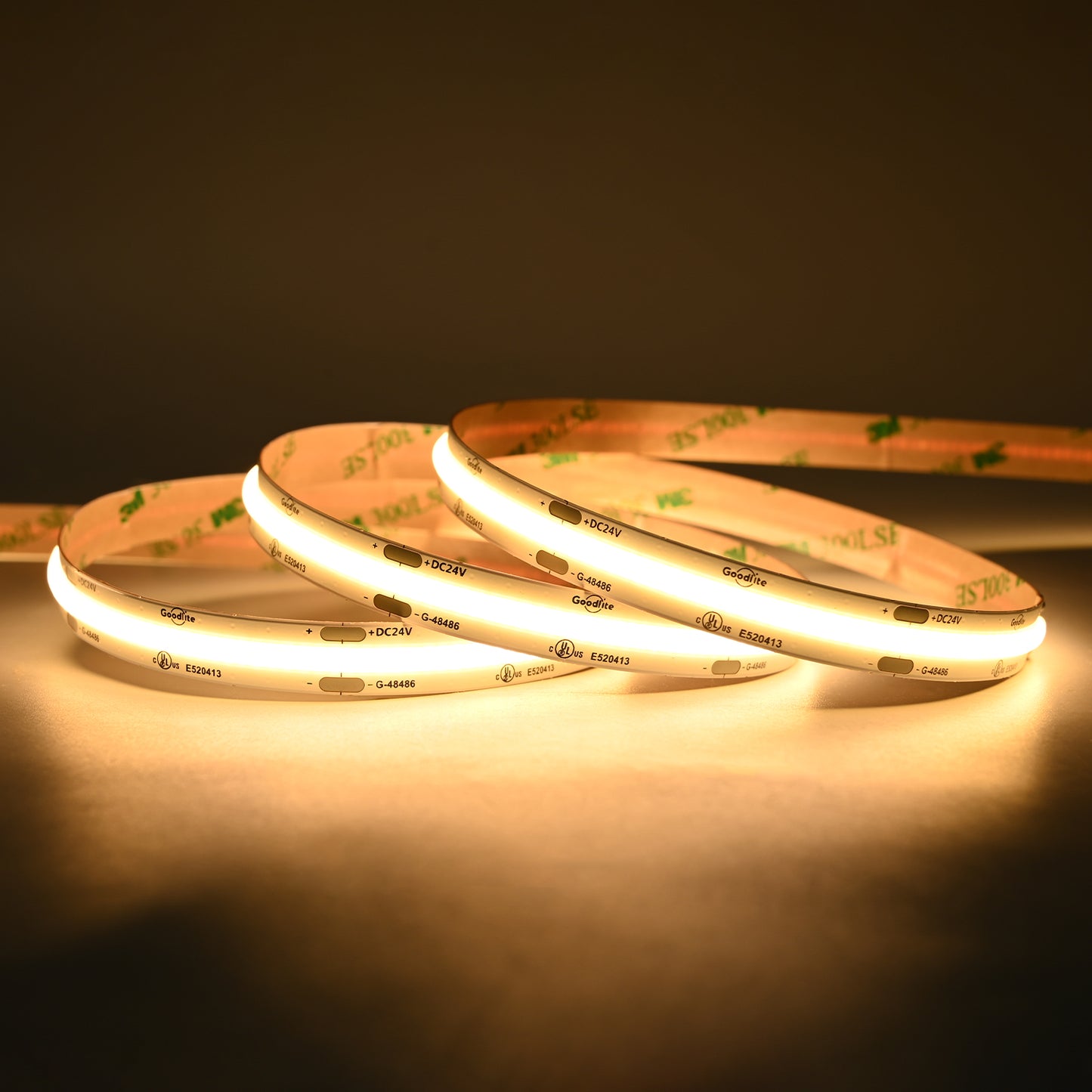5.5W 24V COB Tape Light 3000k