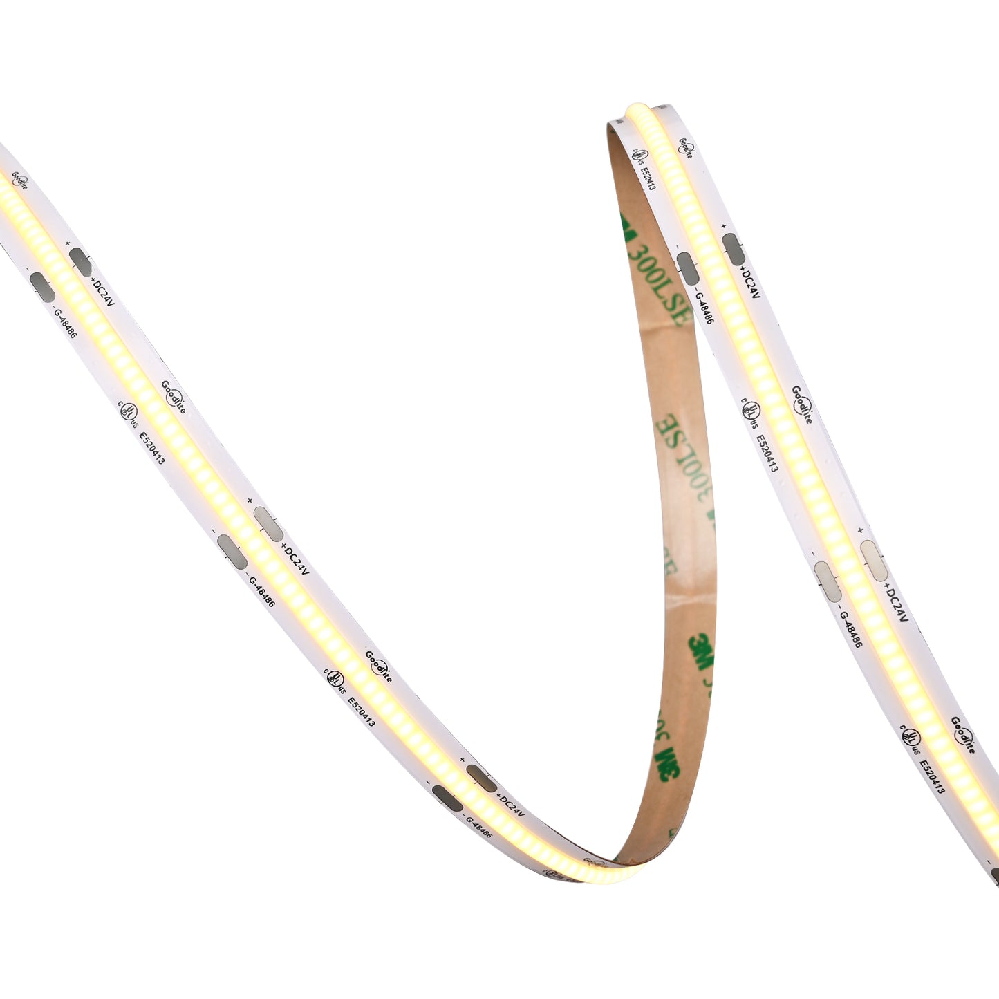 5.5W 24V COB Tape Light 3000k
