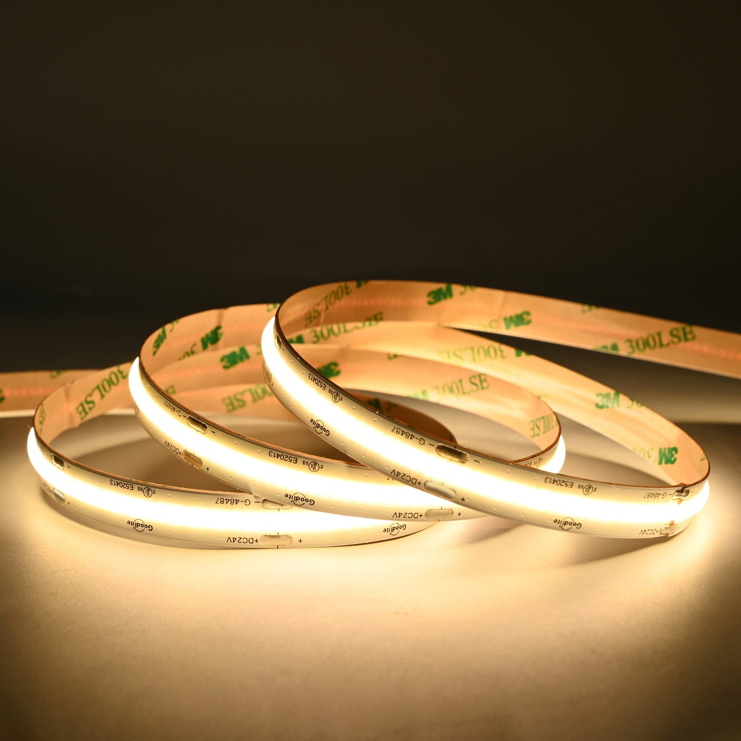 5.5W 24V COB Tape Light 3500k