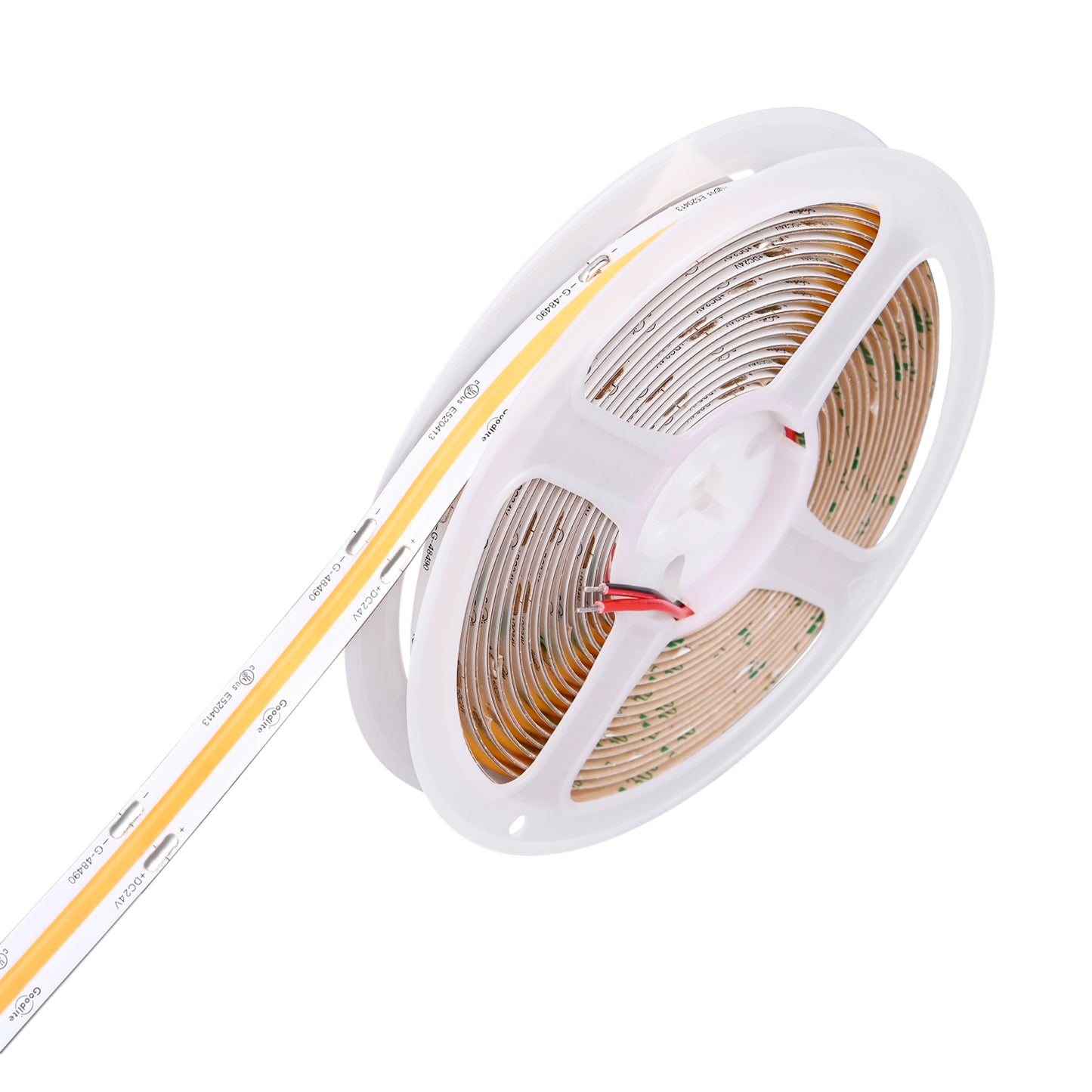 5.5W 24V COB Tape Light 100ft 3000k