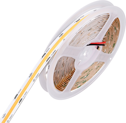 5.5W 24V COB Tape Light 100ft 3500k
