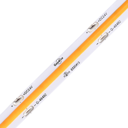 5.5W 24V COB Tape Light 100ft 3500k