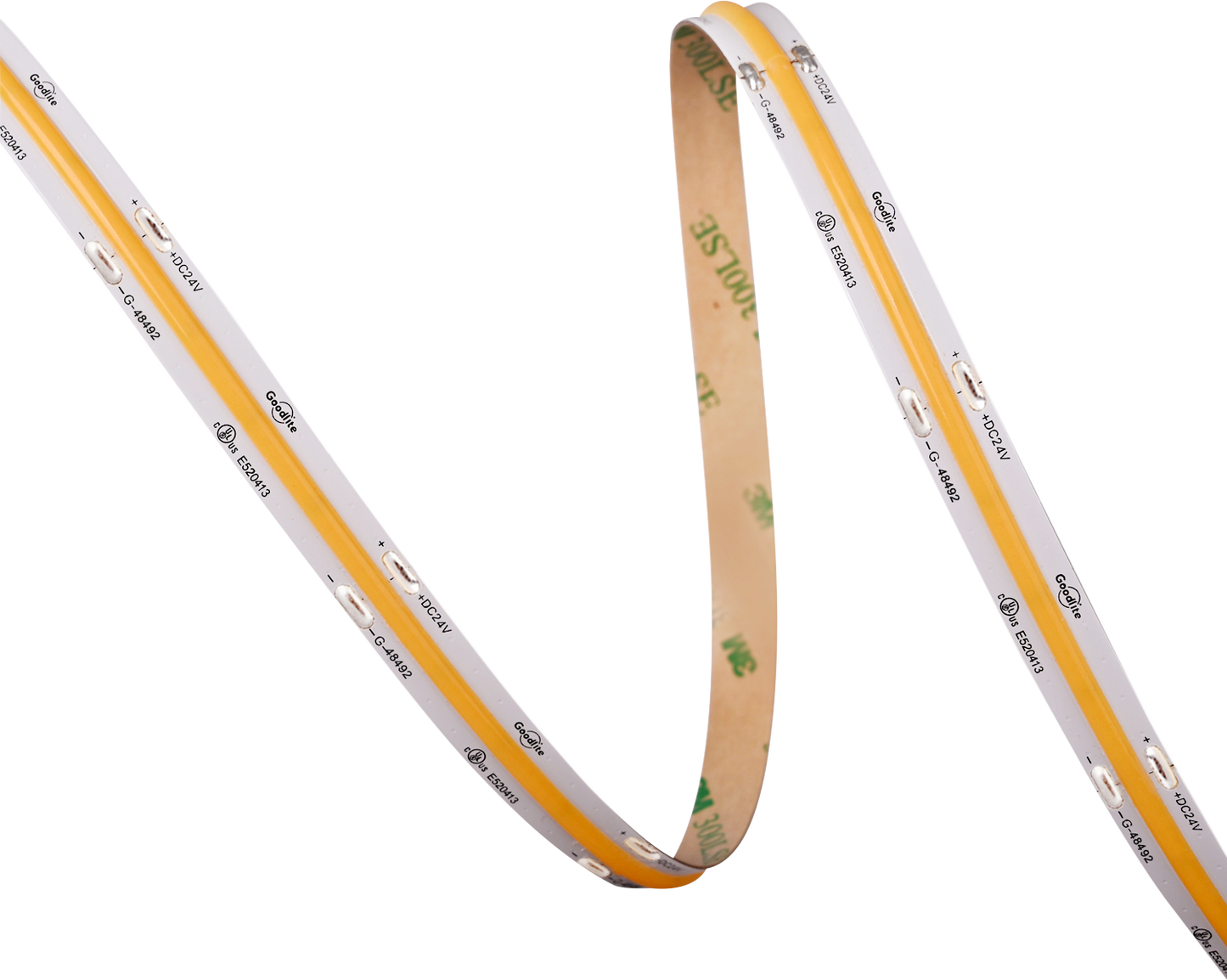 5.5W 24V COB Tape Light 100ft 3500k