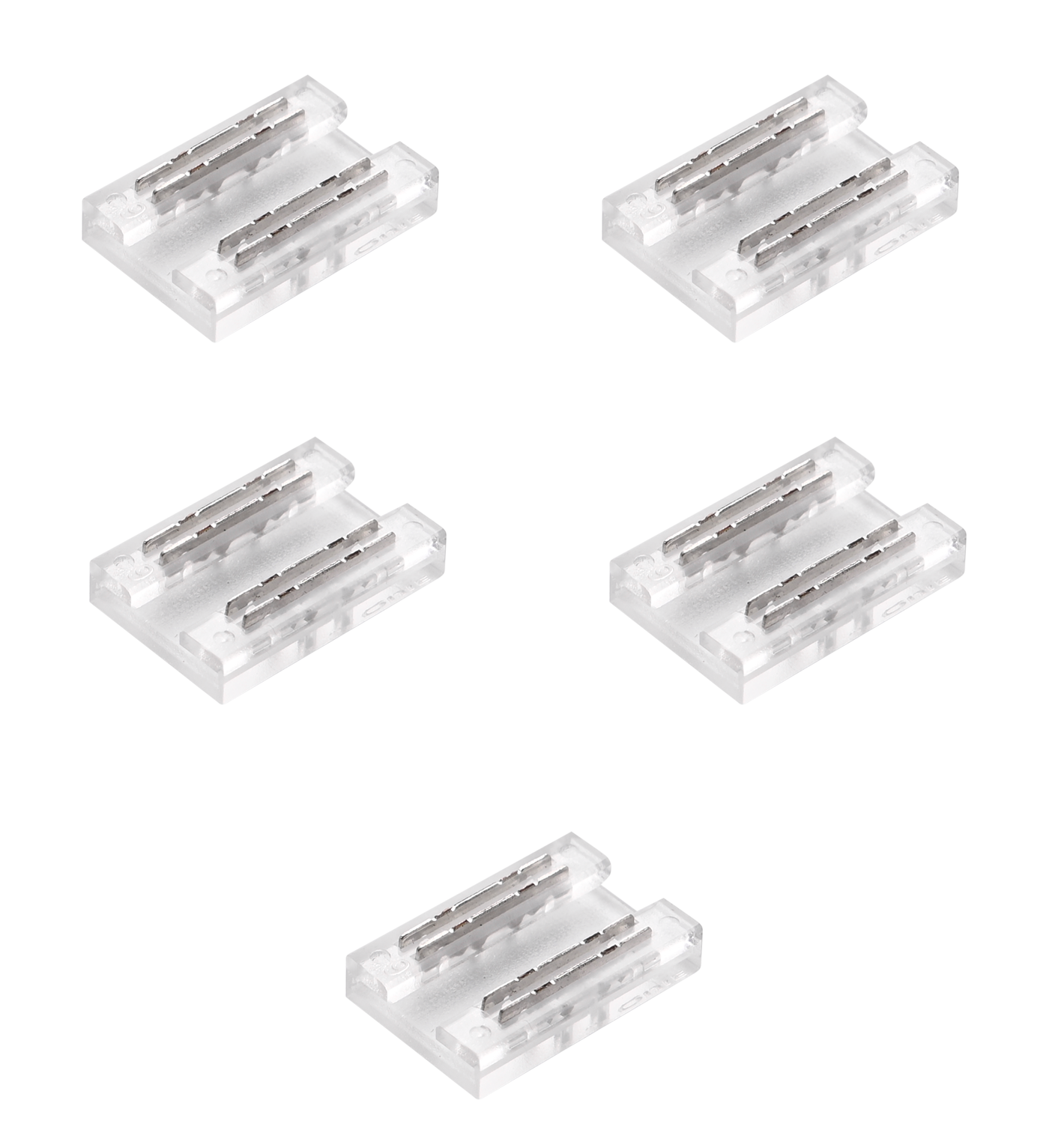 Clear CCT 180° Direct Connector 5PK