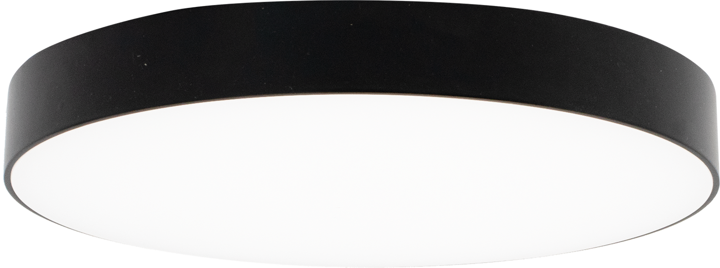 7" Edgeless Round Surface Mount (Black)