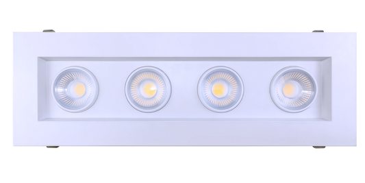 4” Four Head Regress Multiple Gimbal White