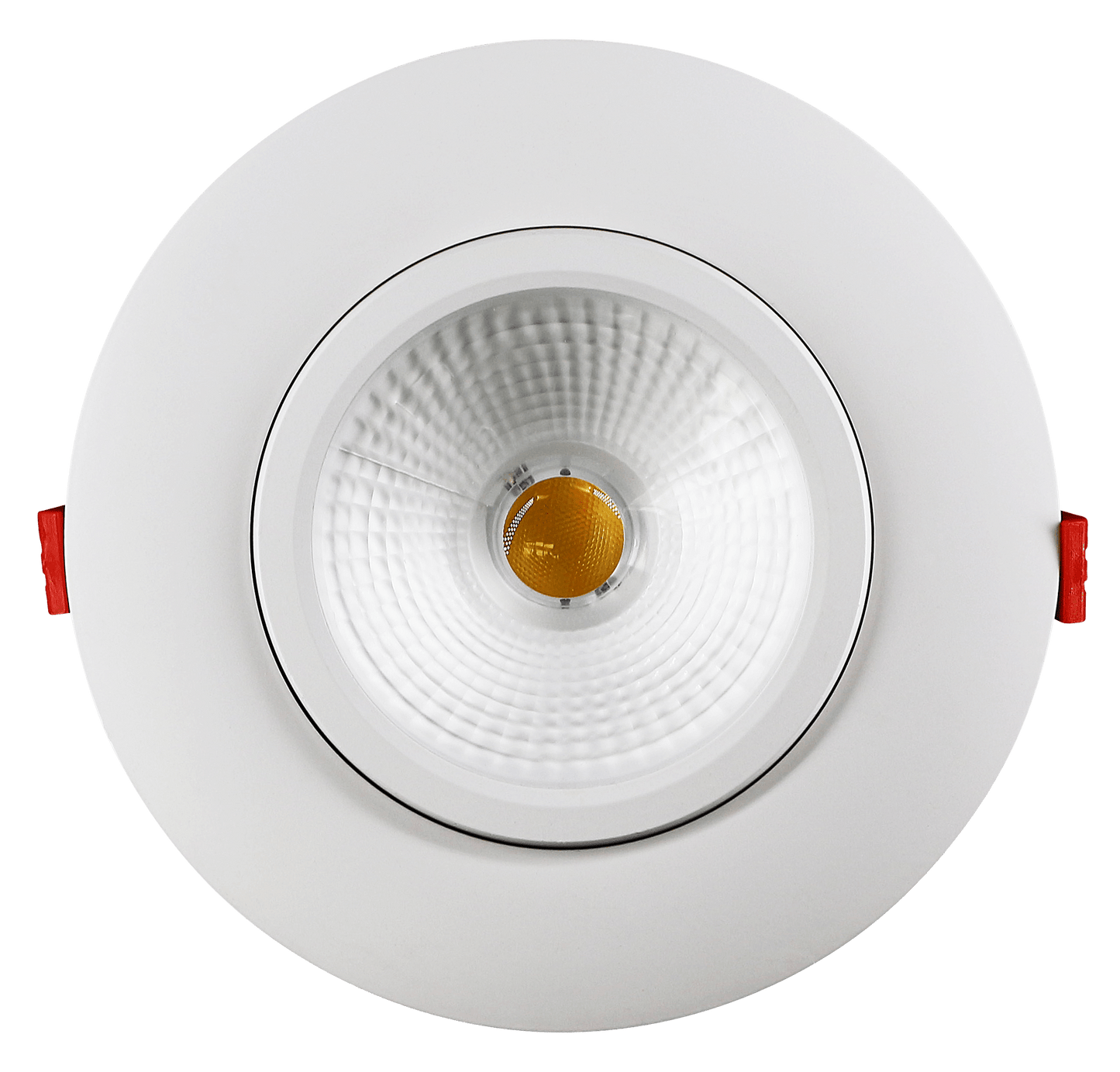 6" Round Flushed Gimbal (White)