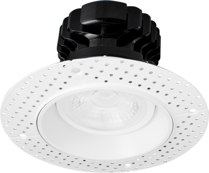 4" Ho Gimbal Trimless (White)