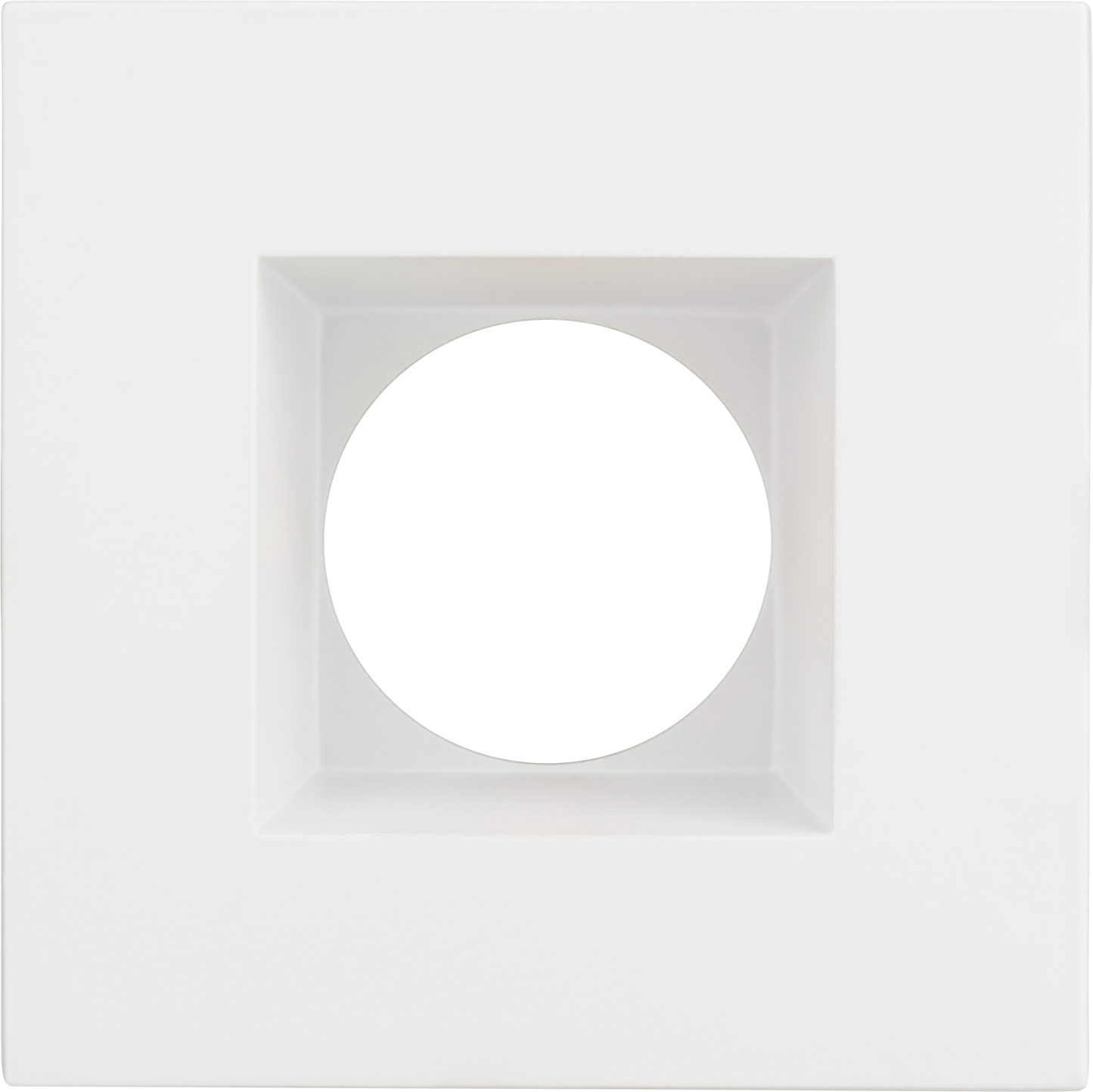 3 Inch White Square Trim