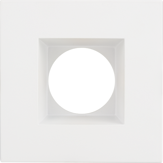 3 Inch White Square Trim