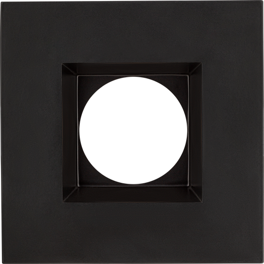 3 Inch Black Square Trim