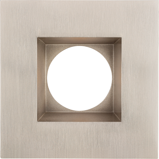 3 Inch Brushed Nickel Square Trim