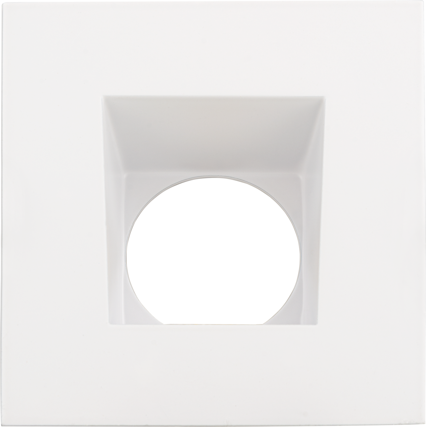 3 Inch White Square Wall Wash Trim