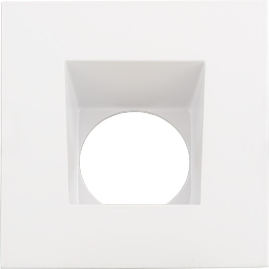 3 Inch White Square Wall Wash Trim