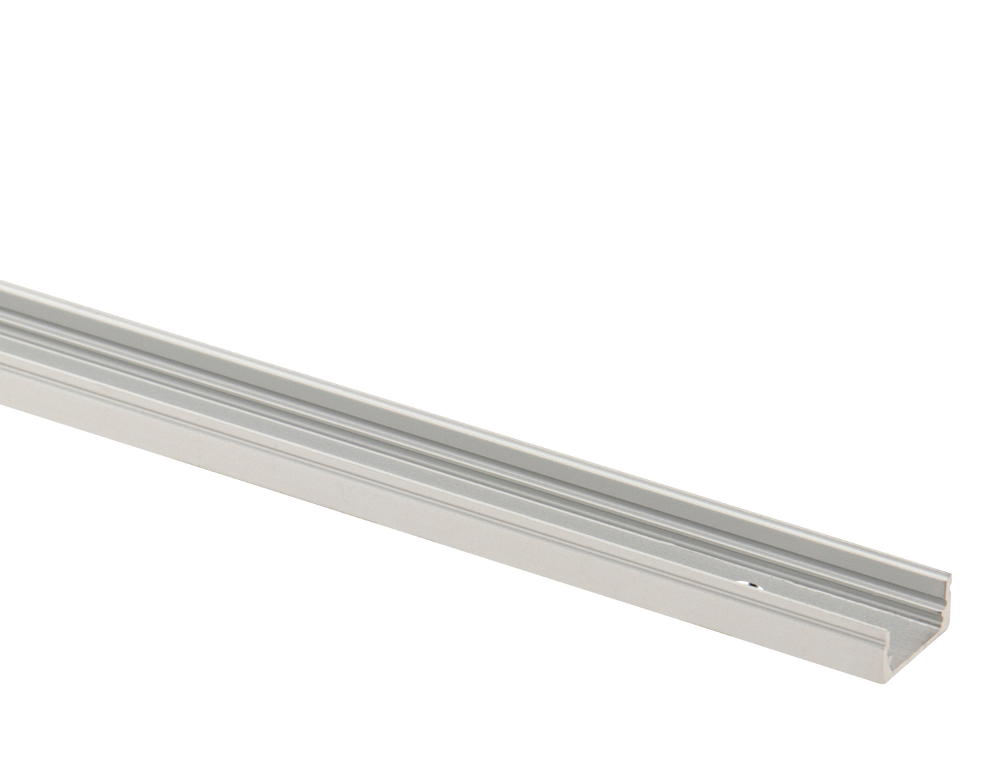 1/2" Aluminum Surface Mount Channel Silver