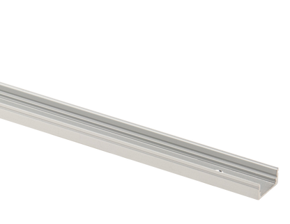 1/2" Aluminum Surface Mount Channel Silver