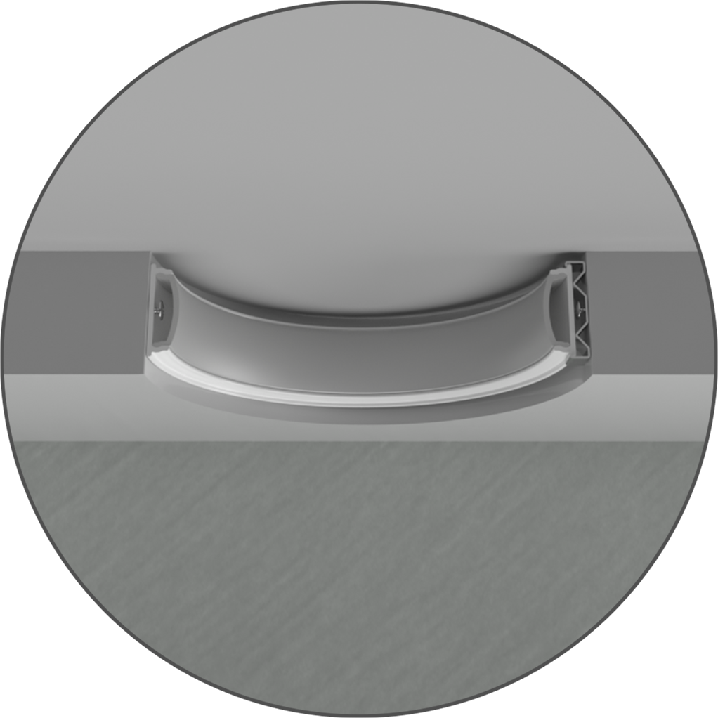 1/2" Aluminum Surface Mount Flexible Channel