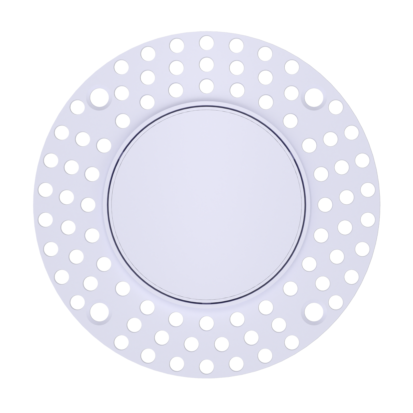 3″ Round Trimless Flushed