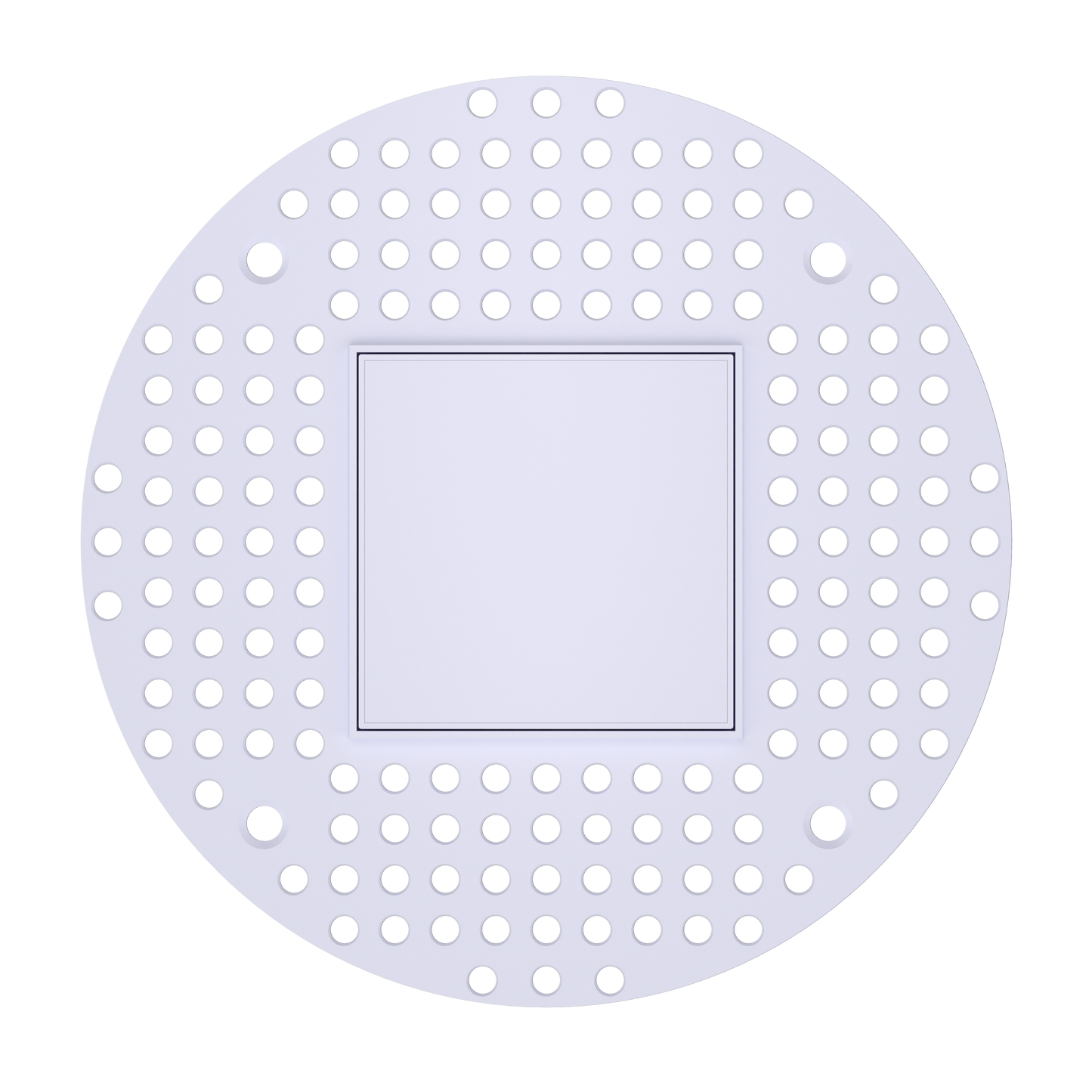 3″ Square Trimless Flushed