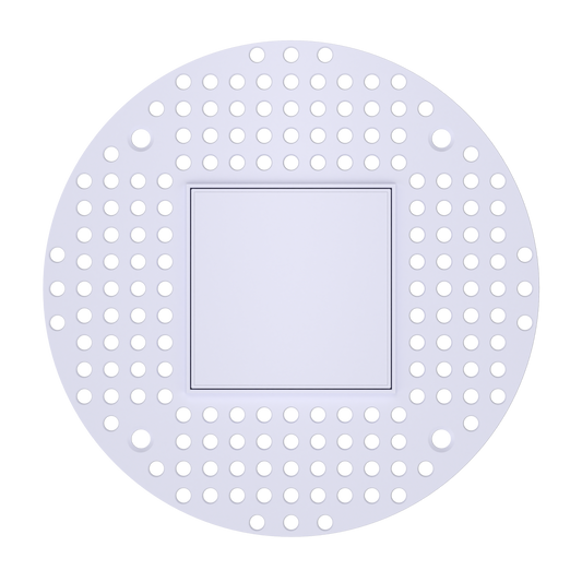 3″ Square Trimless Flushed