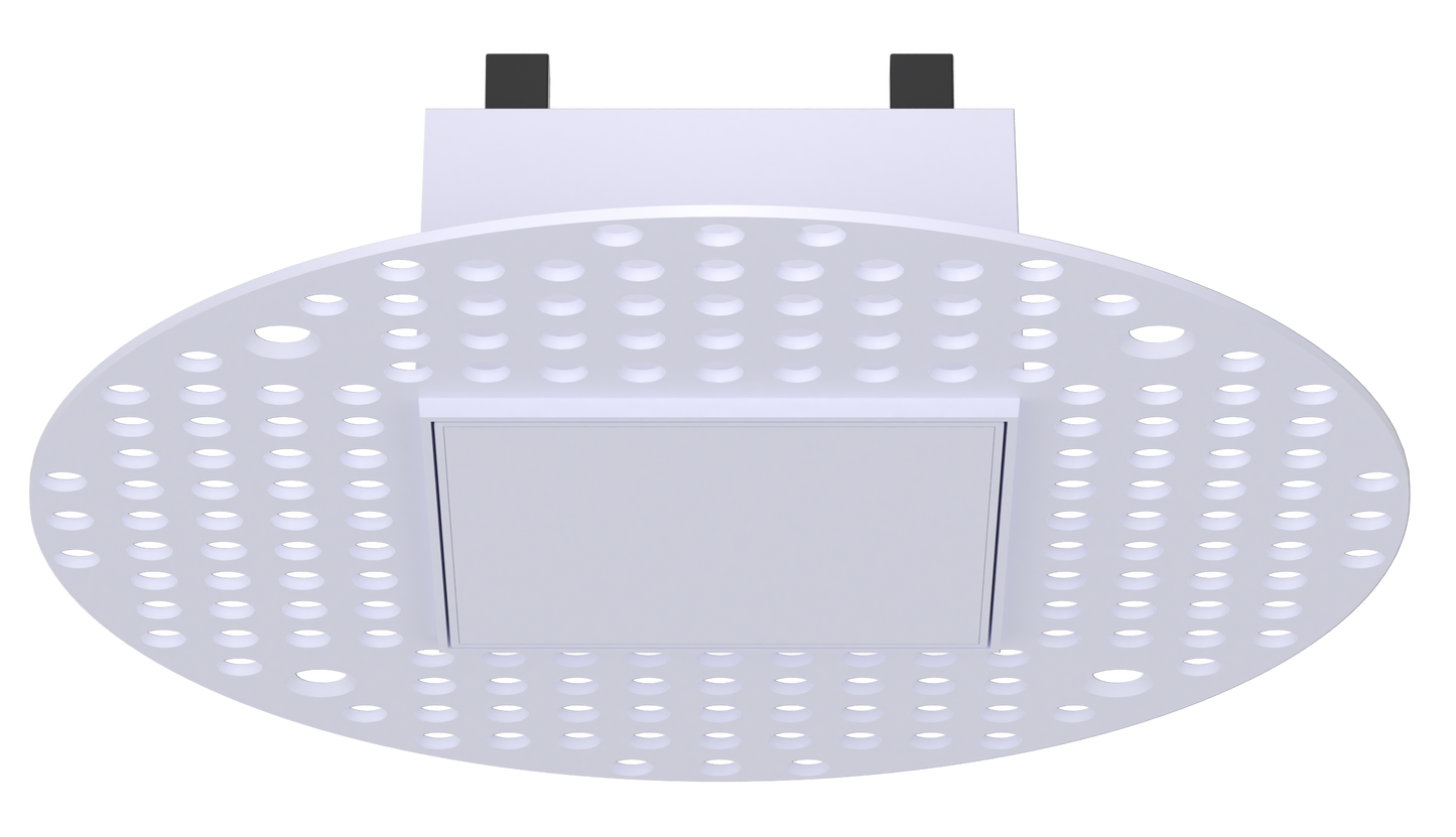 4″ Square Trimless Flushed