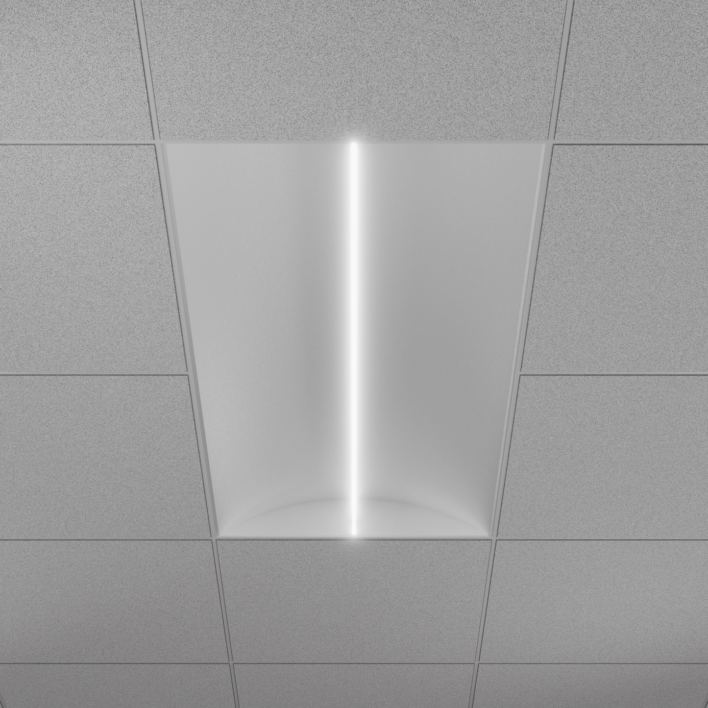 2X4 Center Line Troffer + Em