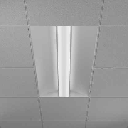 2X4 Center Indirect Troffer + Em
