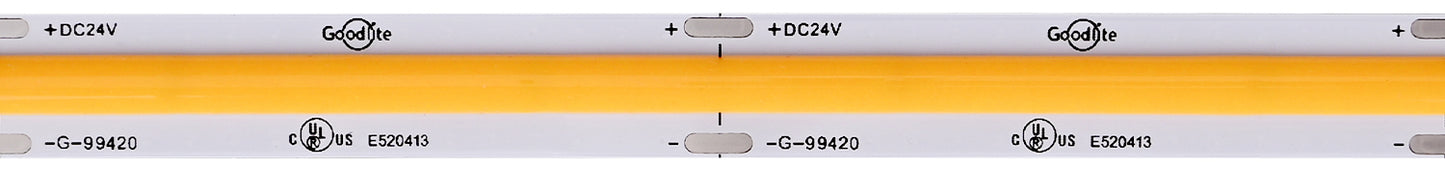 3W 24V COB Tape Light 2700k