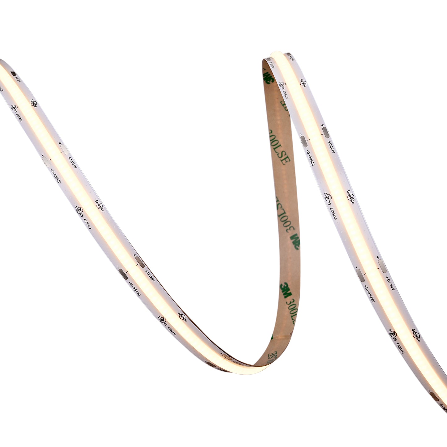 3W 24V COB Tape Light 2700k