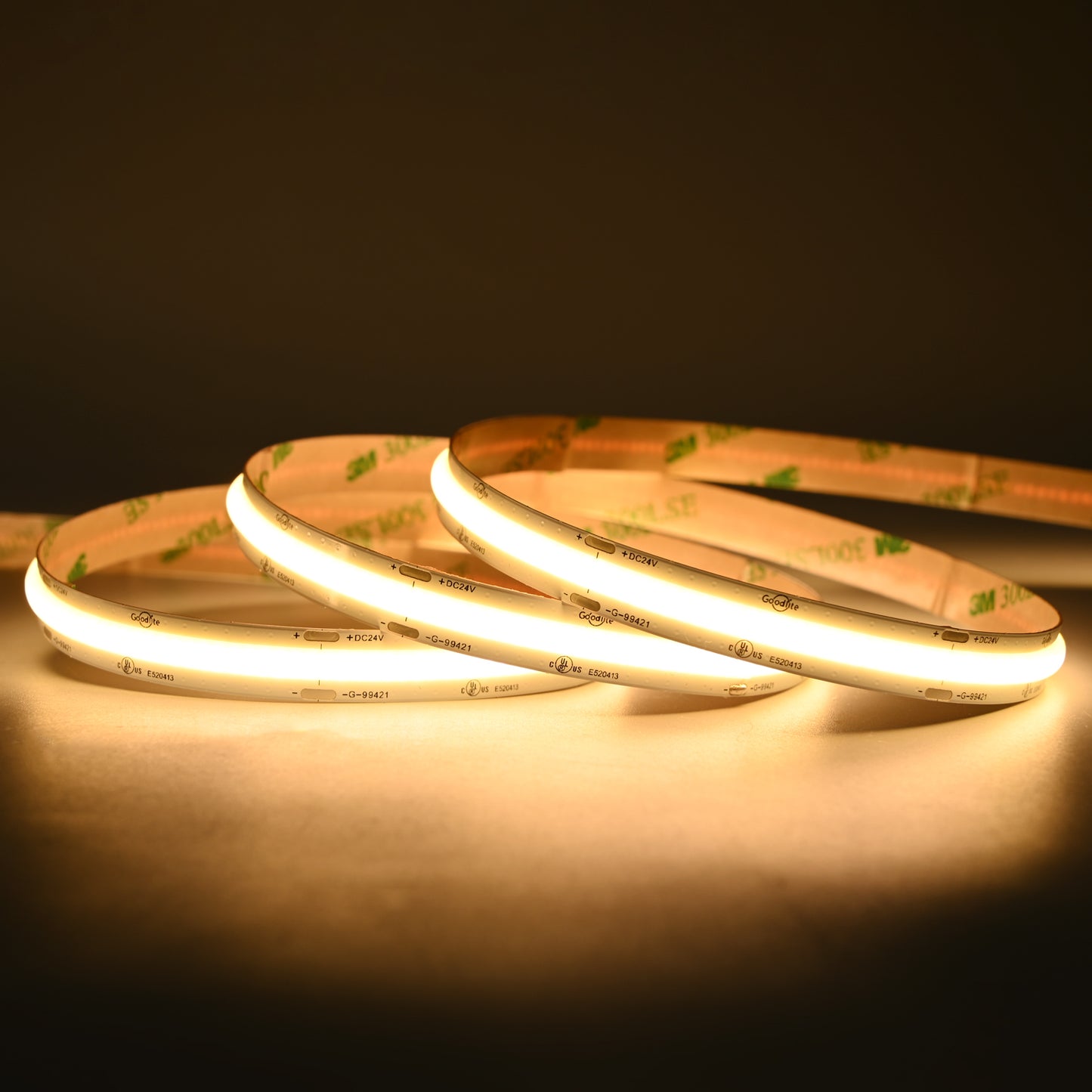 3W 24V COB Tape Light 3000k