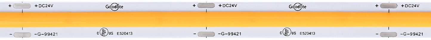 3W 24V COB Tape Light 3000k