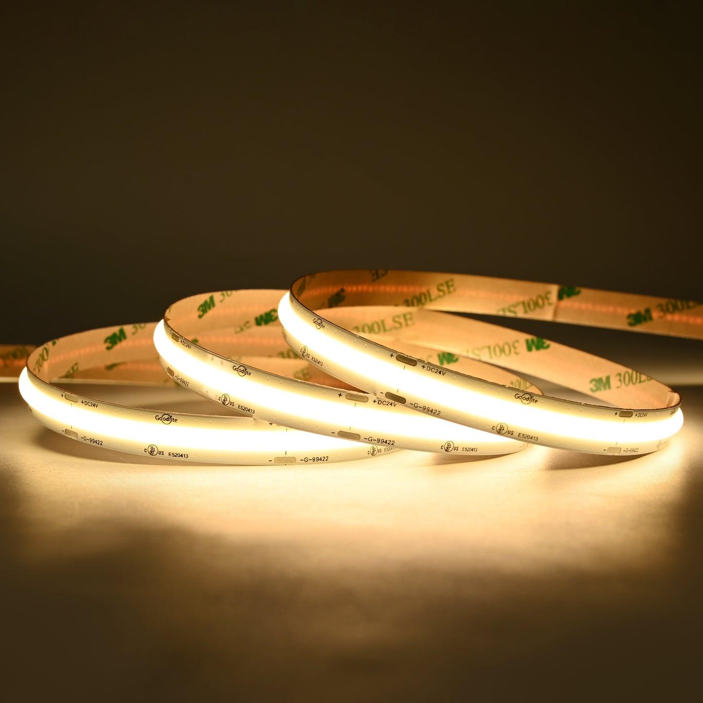3W 24V COB Tape Light 3500k