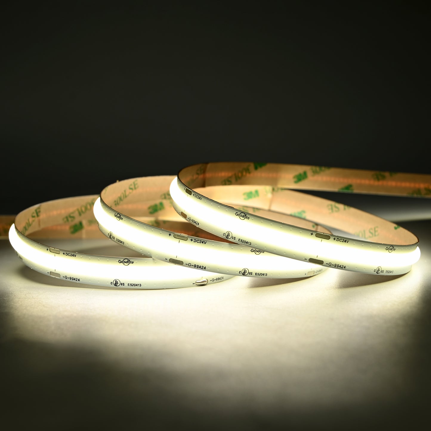 3W 24V COB Tape Light 5000k