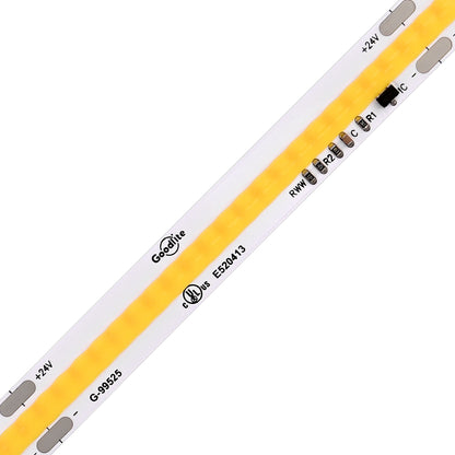 5.5W 24V COB Dim To Warm Tape Light
