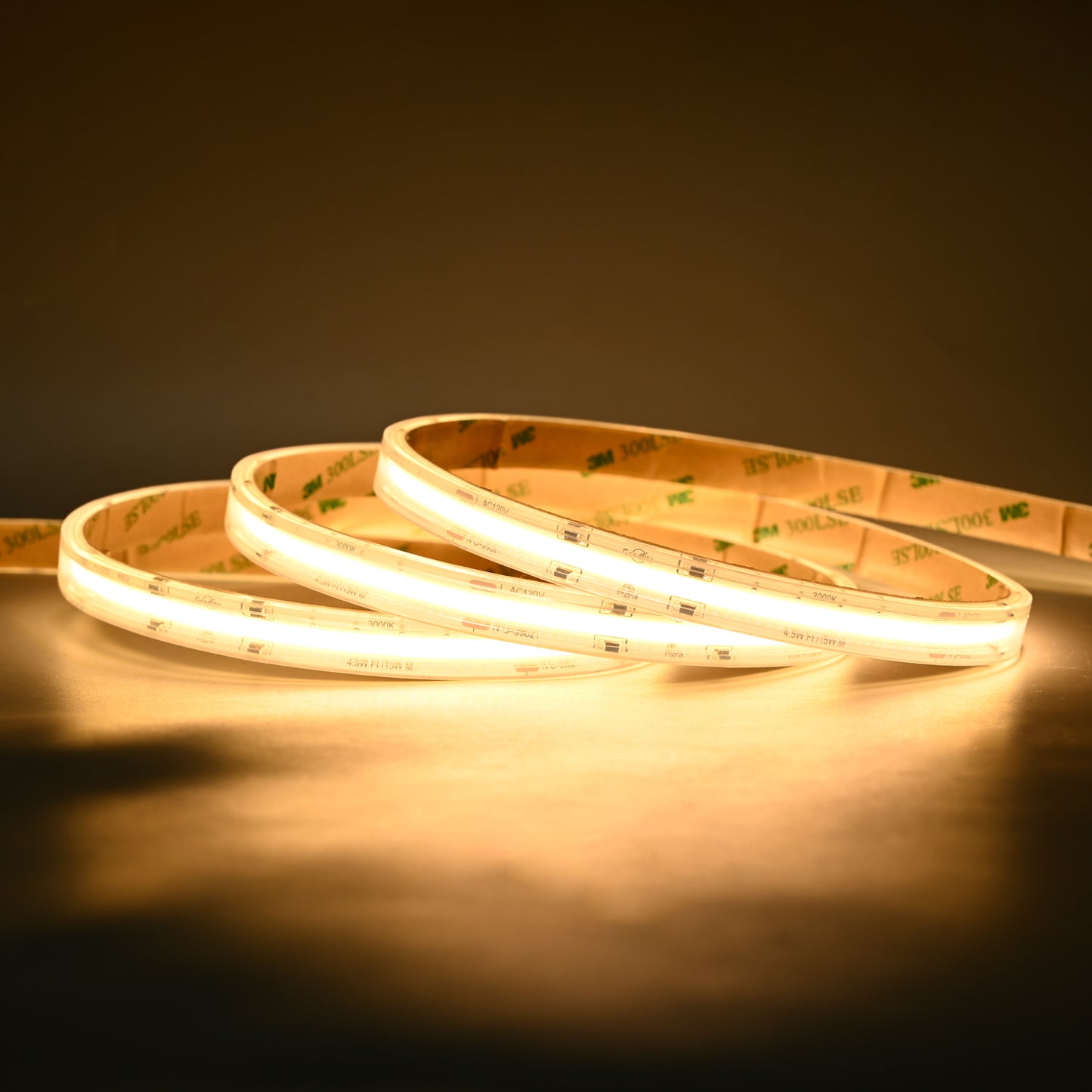 4.5W 120V Wet Rated COB Tape Light 3000K