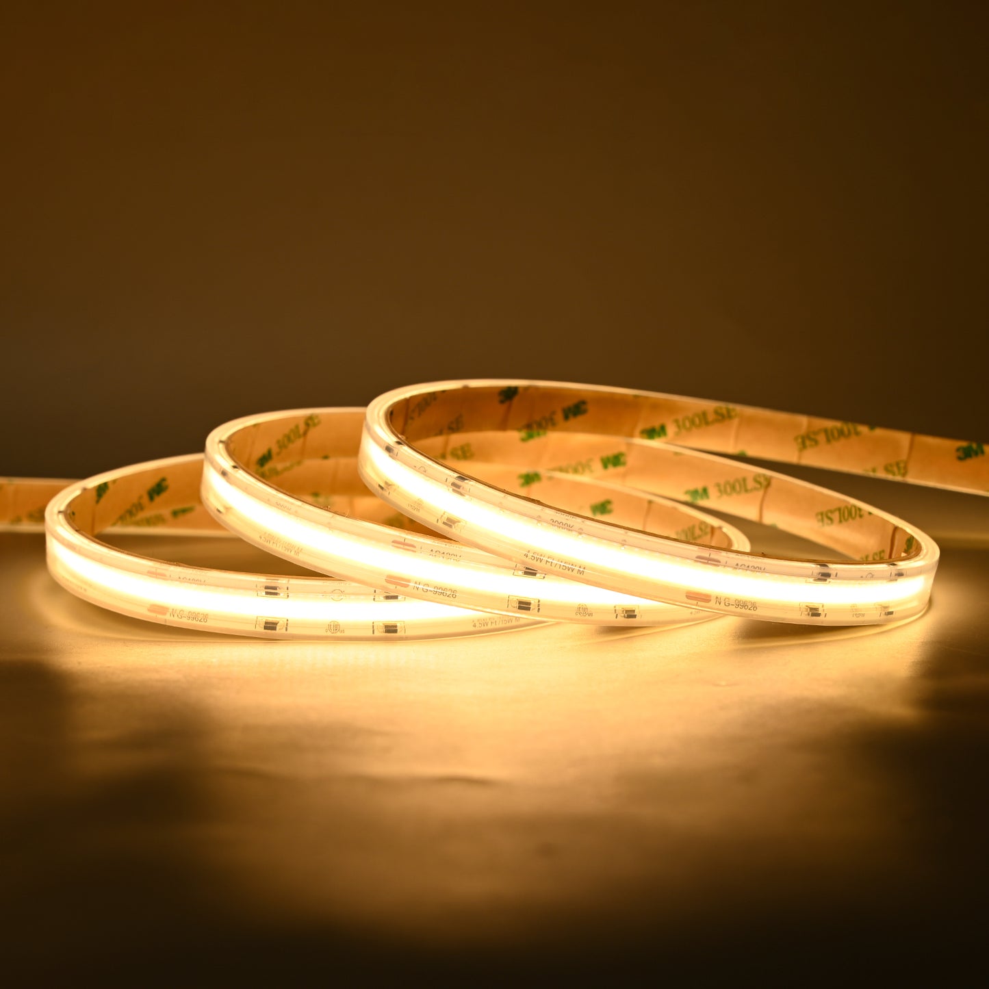 4.5W 120V Wet Rated COB Tape Light 100ft 3000K