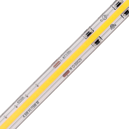 4.5W 120V Wet Rated COB Tape Light 100ft 5000K