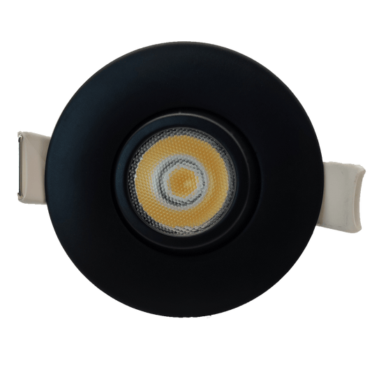 2" Round Flushed Gimbal (Black)