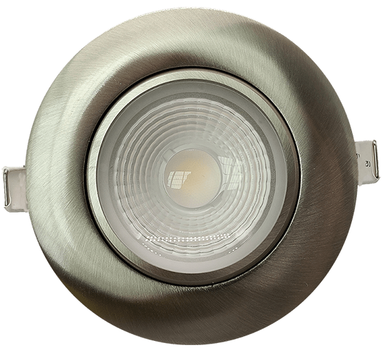 4" Round Flushed Gimbal (Brushed Nickel)