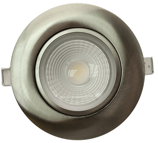 4" Round Flushed Gimbal (Brushed Nickel)