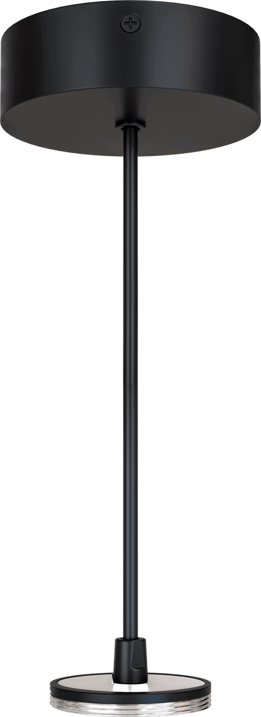 3 Inch Surface Mount Adjustable Pendent Cord (Black)