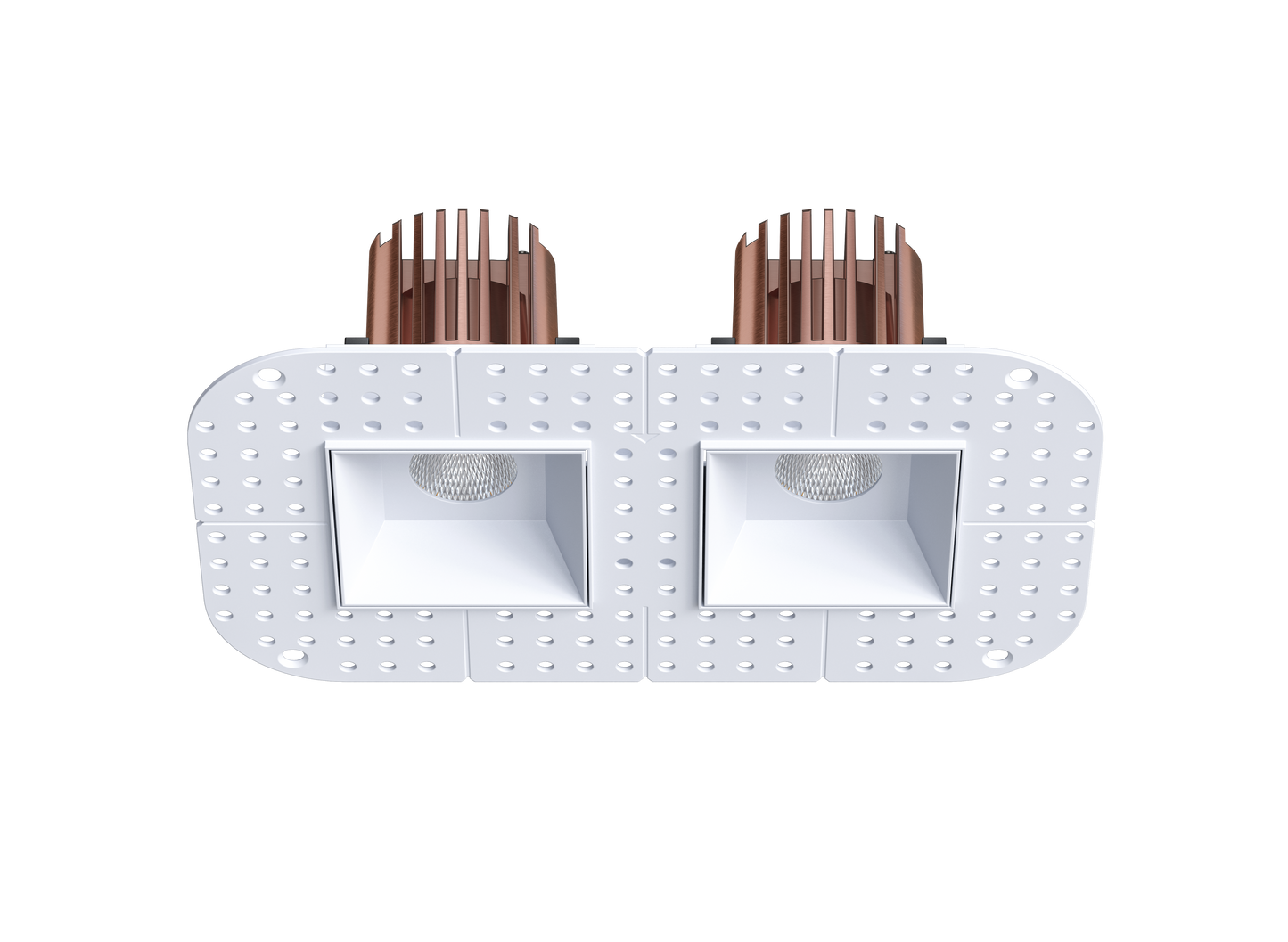 3" Square Trimless multi aperture Architectural Downlight