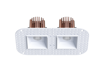 3" Square Trimless multi aperture Architectural Downlight