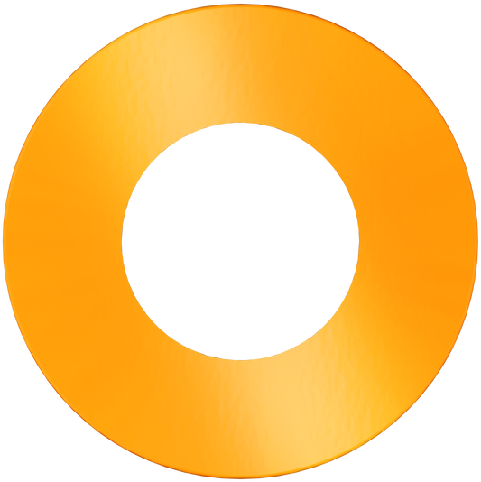 2" Round Slim Orange Cover